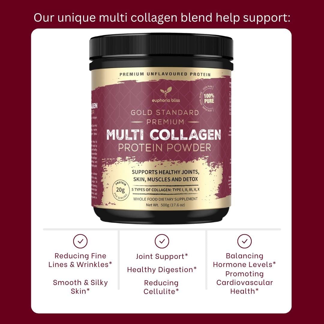 Multi Collagen Protein Powder 500G Unflavoured